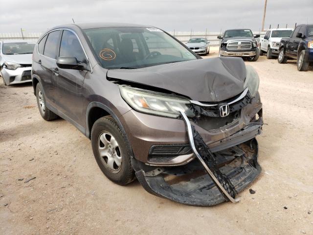 HONDA CR-V LX 2015 with VIN 3CZRM3H33FG700041 - Photo from auction