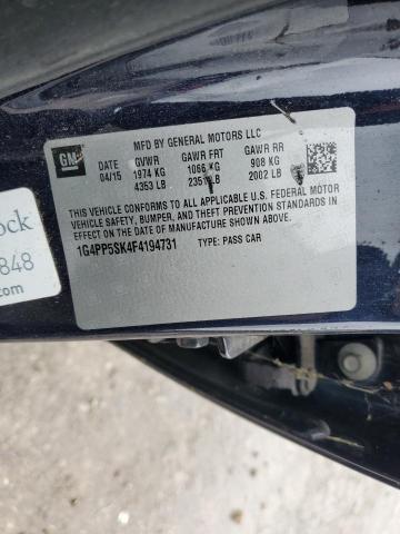 Photo 10 from auction – 2015 BUICK VERANO with VIN 1G4PP5SK4F4194731