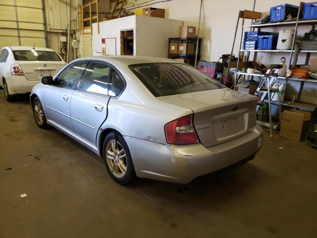 Photo 3 from auction – 2005 SUBARU LEGACY with VIN 4S3BL616956204063