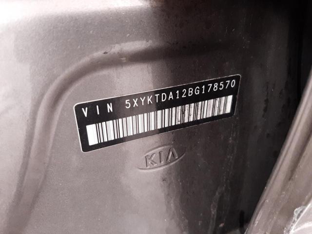 Photo 10 from auction – 2011 KIA SORENTO with VIN 5XYKTDA12BG178570