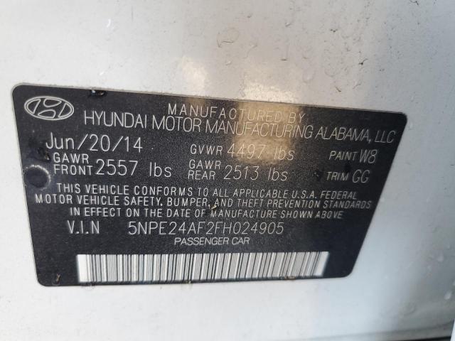 Photo 10 from auction – 2015 HYUNDAI SONATA SE with VIN 5NPE24AF2FH024905