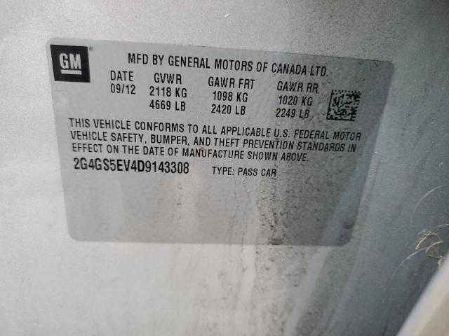 Photo 10 from auction – 2013 BUICK REGAL PREM with VIN 2G4GS5EV4D9143308