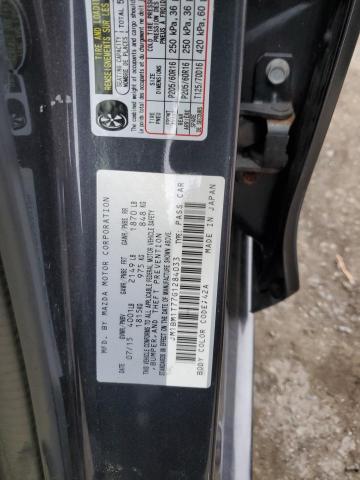 Photo 10 from auction – 2016 MAZDA 3 SPORT with VIN JM1BM1T77G1284033