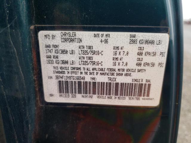Photo 10 from auction – 1996 DODGE RAM 1500 with VIN 3B7HF13Y8TG166548