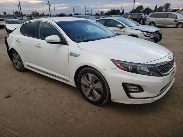 KIA OPTIMA HYB 2015 with VIN KNAGN4AD6F5088487 - Photo from auction