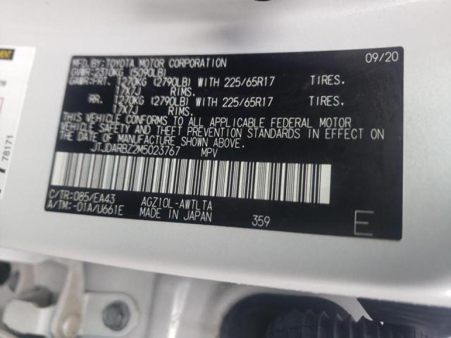 Photo 10 from auction – 2021 LEXUS NX 300 BAS with VIN JTJDARBZ2M5023767