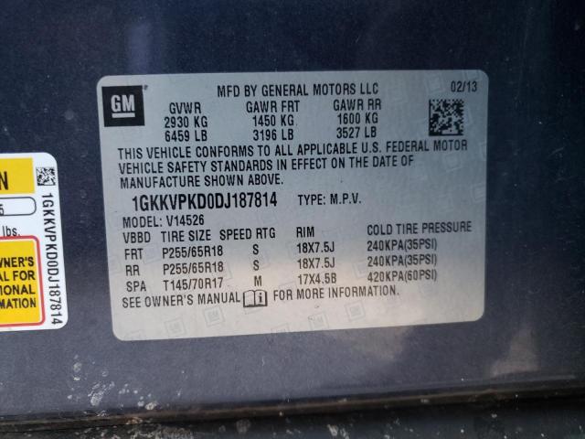 Photo 10 from auction – 2013 GMC ACADIA SLE with VIN 1GKKVPKD0DJ187814