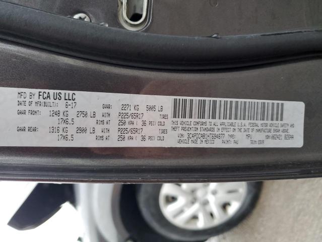 Photo 10 from auction – 2017 DODGE JOURNEY SE with VIN 3C4PDCAB1HT694877