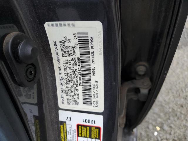 Photo 10 from auction – 2009 TOYOTA COROLLA BA with VIN 1NXBU40E69Z143696