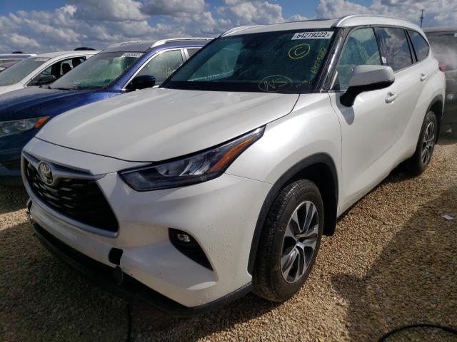 Photo 2 from auction – 2020 TOYOTA HIGHLANDER with VIN 5TDGZRBH8LS503434