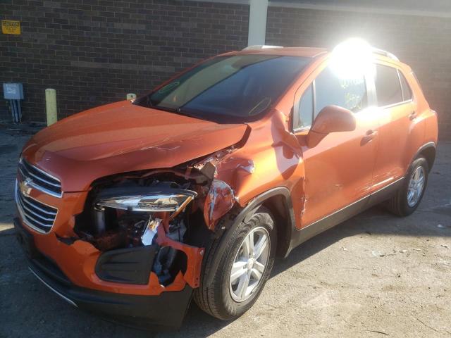 Photo 2 from auction – 2016 CHEVROLET TRAX 1LT with VIN KL7CJLSB7GB569787