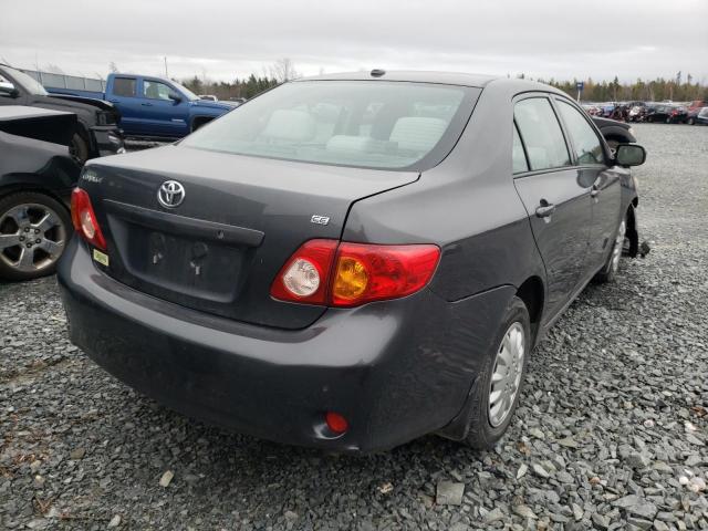 Photo 4 from auction – 2009 TOYOTA COROLLA BA with VIN 2T1BU40E39C125660
