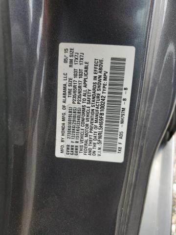 Photo 10 from auction – 2015 HONDA ODYSSEY EX with VIN 5FNRL5H69FB100242