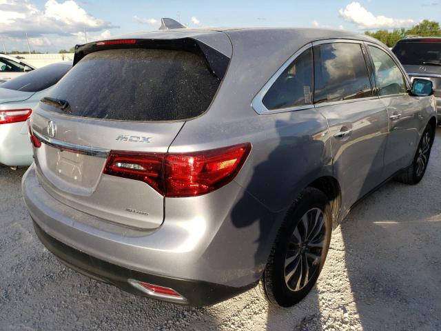 Photo 4 from auction – 2016 ACURA MDX TECHNO with VIN 5FRYD4H40GB013329