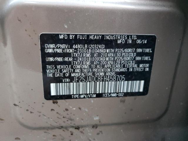 Photo 10 from auction – 2015 SUBARU FORESTER 2 with VIN JF2SJADC8FH458705