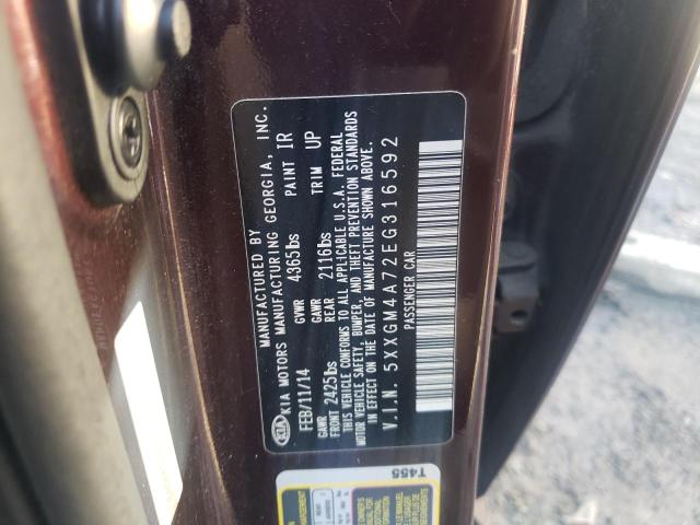 Photo 10 from auction – 2014 KIA OPTIMA LX with VIN 5XXGM4A72EG316592