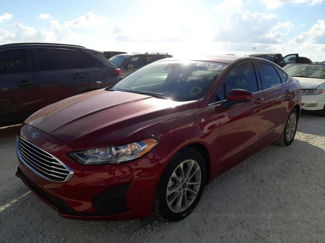 Photo 2 from auction – 2019 FORD FUSION SE with VIN 3FA6P0HD8KR162335