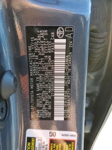 Photo 10 from auction – 2016 TOYOTA COROLLA L with VIN 2T1BURHEXGC558813