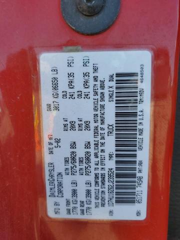 Photo 10 from auction – 2002 DODGE RAM 1500 with VIN 1D7HU18Z62J239524