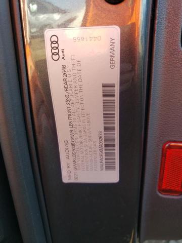 Photo 10 from auction – 2021 AUDI A5 PREMIUM with VIN WAUFACF5XMA032673