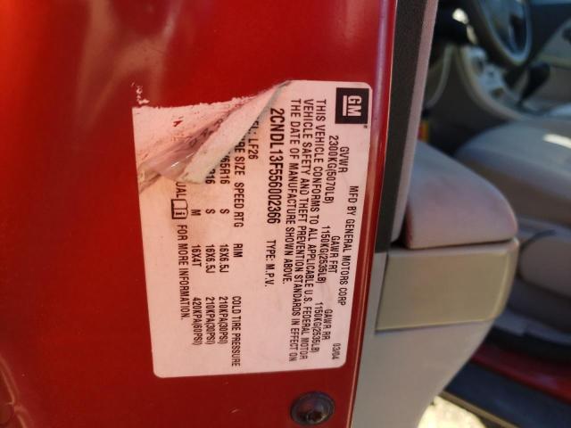 Photo 10 from auction – 2005 CHEVROLET EQUINOX LS with VIN 2CNDL13F556002366