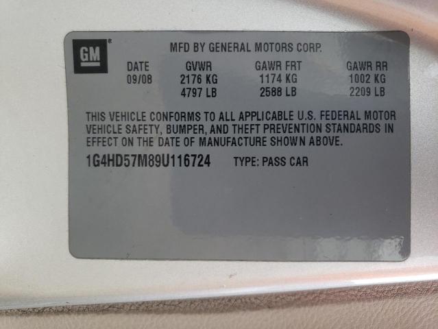 Photo 10 from auction – 2009 BUICK LUCERNE CX with VIN 1G4HD57M89U116724