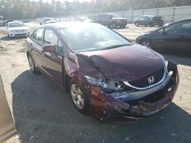 Photo 1 from auction – 2015 HONDA CIVIC LX with VIN 19XFB2F54FE706522
