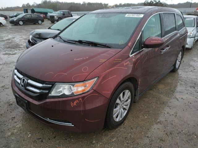 Photo 2 from auction – 2016 HONDA ODYSSEY EX with VIN 5FNRL5H68GB073228
