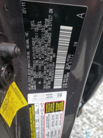 Photo 10 from auction – 2011 TOYOTA SIENNA XLE with VIN 5TDYK3DC5BS163844