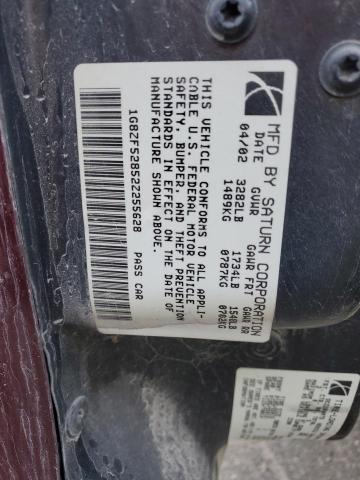 Photo 10 from auction – 2002 SATURN S-SERIES with VIN 1G8ZF52852Z255628