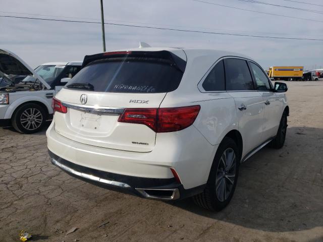 Photo 4 from auction – 2017 ACURA MDX TECHNO with VIN 5FRYD4H58HB018479