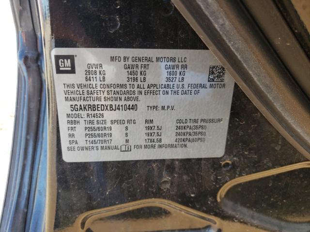 Photo 10 from auction – 2011 BUICK ENCLAVE CX with VIN 5GAKRBEDXBJ410440