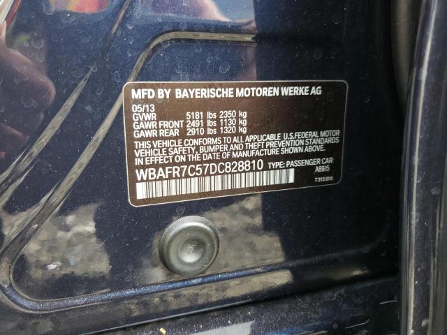 Photo 10 from auction – 2013 BMW 535 I with VIN WBAFR7C57DC828810