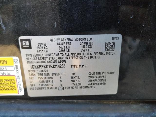 Photo 10 from auction – 2014 GMC ACADIA SLE with VIN 1GKKRPKD1EJ214265