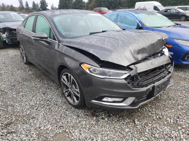 FORD FUSION TIT 2017 with VIN 3FA6P0D94HR375938 - Photo from auction