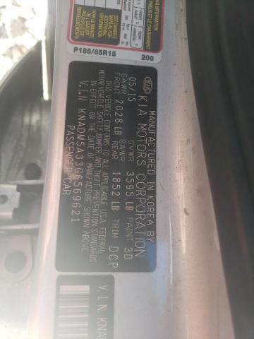 Photo 10 from auction – 2016 KIA RIO LX with VIN KNADM5A33G6569621