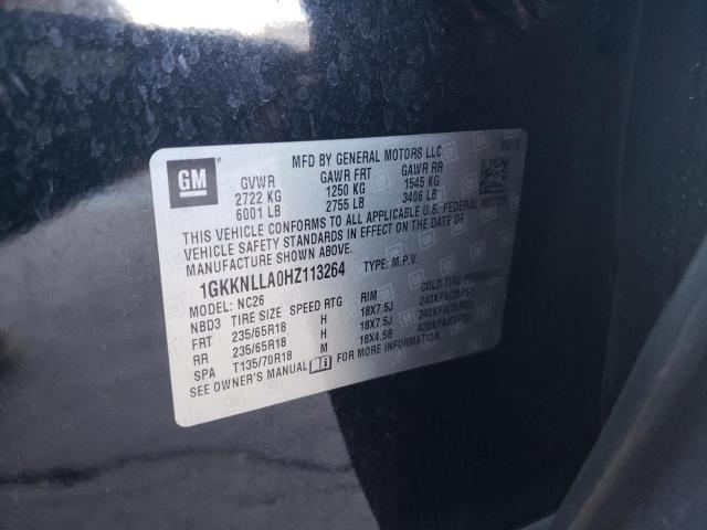 Photo 10 from auction – 2017 GMC ACADIA SLE with VIN 1GKKNLLA0HZ113264