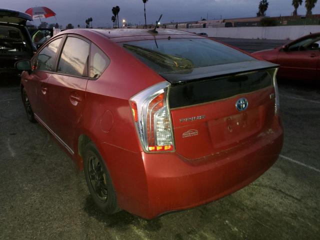 Photo 3 from auction – 2014 TOYOTA PRIUS with VIN JTDKN3DU5E1763349