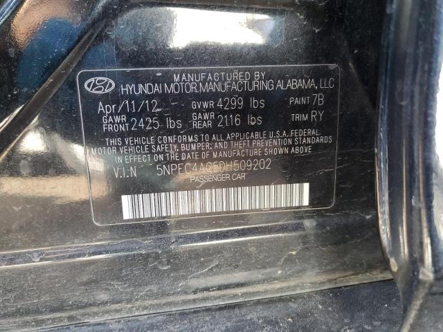 Photo 10 from auction – 2013 HYUNDAI SONATA SE with VIN 5NPEC4AC5DH509202