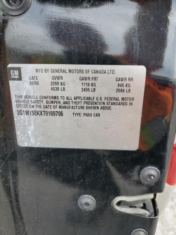 Photo 10 from auction – 2007 CHEVROLET IMPALA LT with VIN 2G1WT58KX79189706