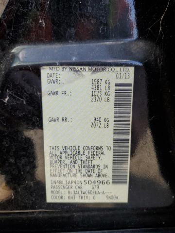 Photo 10 from auction – 2013 NISSAN ALTIMA 3.5 with VIN 1N4BL3AP4DN504966