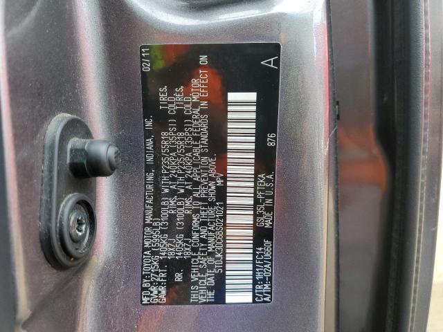 Photo 10 from auction – 2011 TOYOTA SIENNA LE with VIN 5TDJK3DC6BS021021