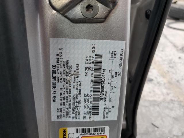 Photo 10 from auction – 2016 FORD FUSION S H with VIN 3FA6P0UU2GR304756