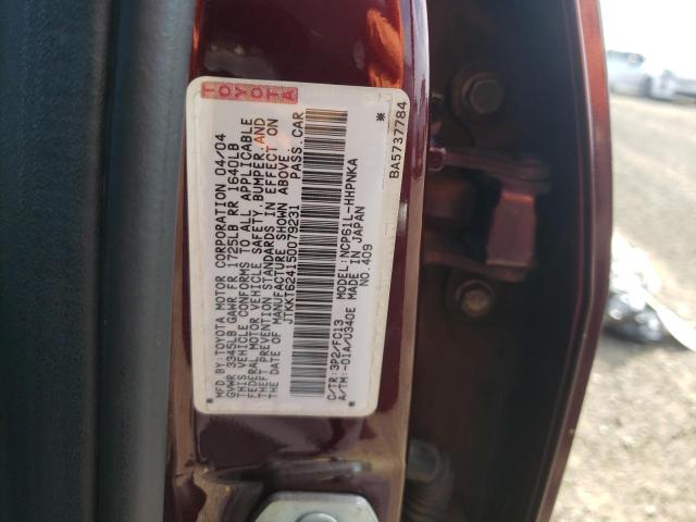 Photo 10 from auction – 2005 TOYOTA SCION XA with VIN JTKKT624150079231
