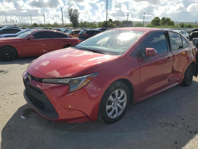 Photo 2 from auction – 2021 TOYOTA COROLLA LE with VIN JTDEPMAE5MJ127023