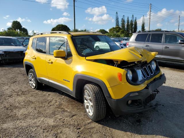 JEEP RENEGADE L 2017 with VIN ZACCJBBB0HPE84987 - Photo from auction