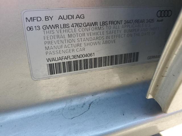Photo 10 from auction – 2014 AUDI A4 PREMIUM with VIN WAUAFAFL3EN004061