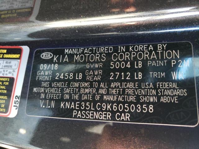 Photo 10 from auction – 2019 KIA STINGER GT with VIN KNAE35LC9K6050358