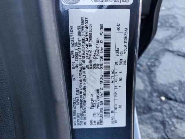 Photo 10 from auction – 2011 FORD FIESTA SE with VIN 3FADP4EJ4BM149037