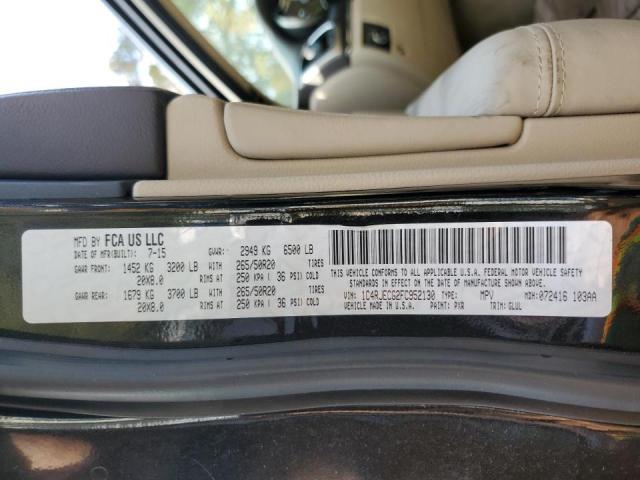 Photo 10 from auction – 2015 JEEP GRAND CHER with VIN 1C4RJECG2FC952130